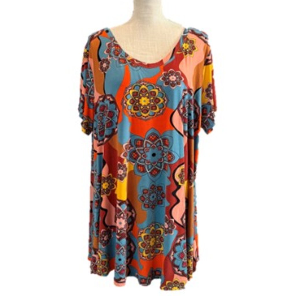 Colorful Top Plus Size 4x